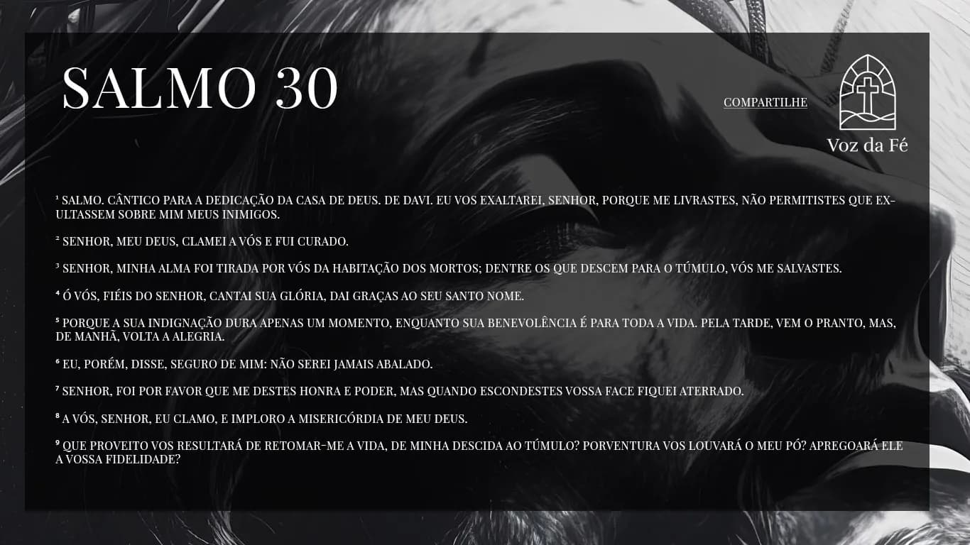 rosto de Jesus cristo desenhado e pintado a lápis com tons pretos e cinzas, ele esta de olhos fechados, Salmo 30 escrito